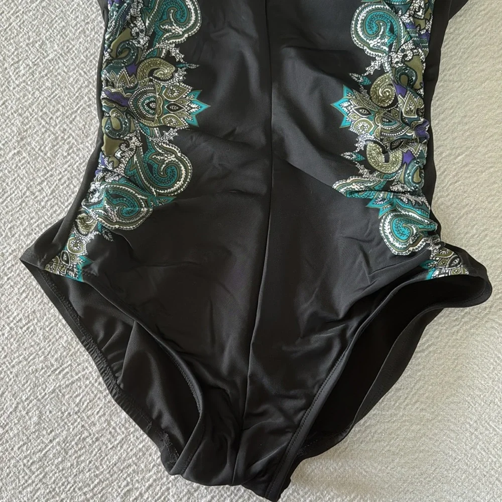 Miraclesuit Precioso Temptation Underwire One-Piece Swimsuit, Size 6, $182